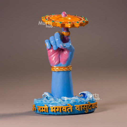 Vasudev’s Hand with Sudarshan Chakra – Divine Symbol of Protection & Dharma