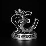 Om idol Silver Plated