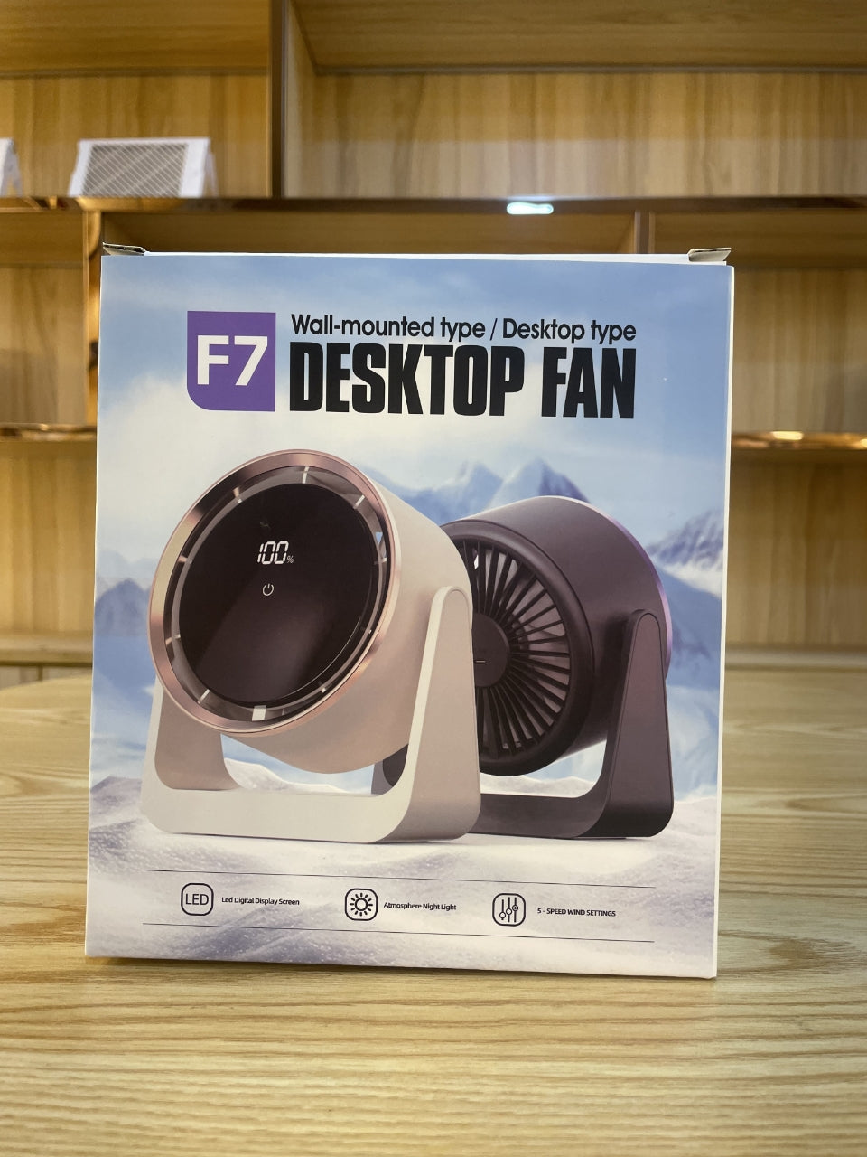 Mini Wireless Desk Fan