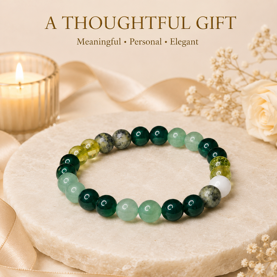 Ruling Number 5 | Crystal Bracelet | Numerology Bracelet - 8mm