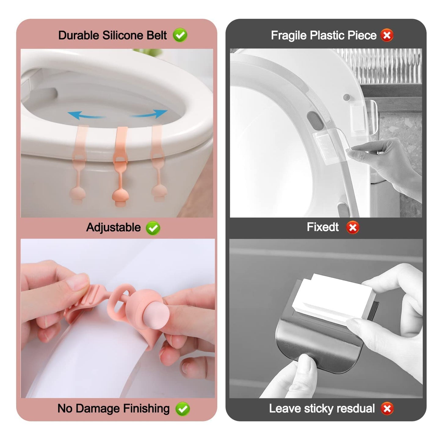 Mushroom-Style Toilet Seat Lifter – Hygienic & Reusable