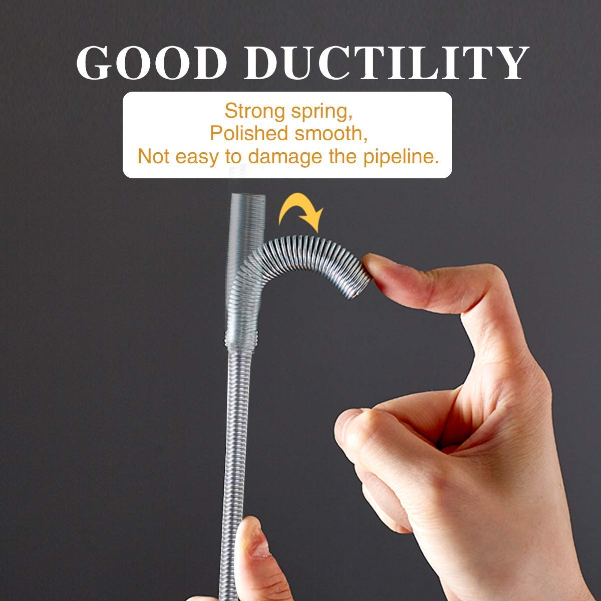 Drainage Block Remover Spring Pipe Cleaner Tool