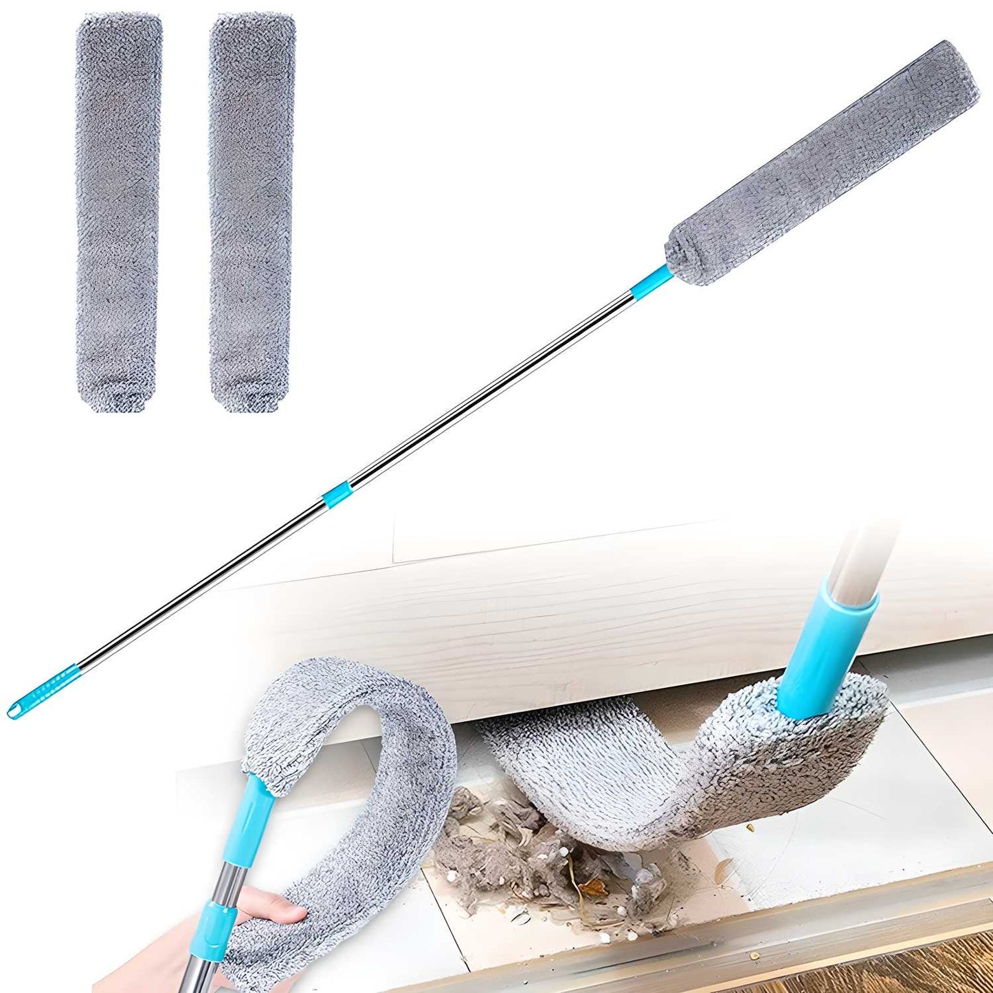 Extendable Microfiber Gap Cleaning Duster
