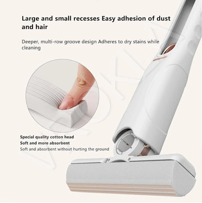 QuickMop™ – 2-in-1 Mop | Self-Squeezing Roller | Lightweight & Space-Saving