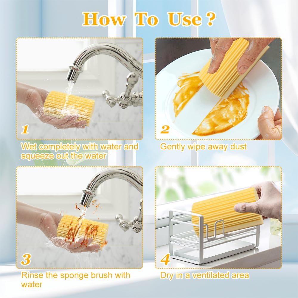Multipurpose PVA Cleaning Sponge Brush
