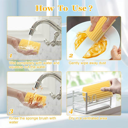 Multipurpose PVA Cleaning Sponge Brush