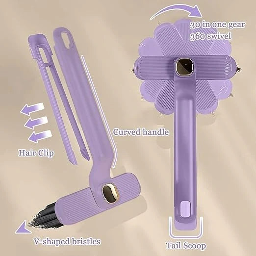 FlexScrub™ – Multi-Function Cleaning Brush | Hard-Bristle Power | Deep Tile & Grout Cleaning