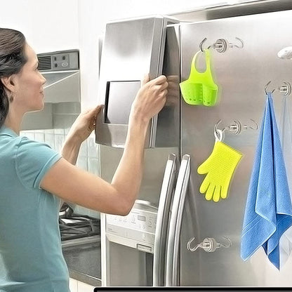 Heavy Duty Magnetic Hook for Kitchen, Fridge, Garage & Office