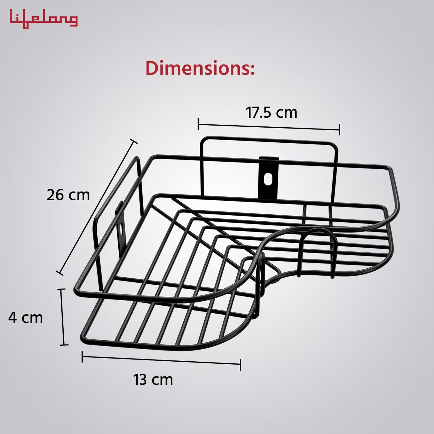 Self-Adhesive Bathroom Corner Shelf for Wall