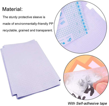 Self-Adhesive Transparent Book Cover Roll for Books, Notebooks & Files