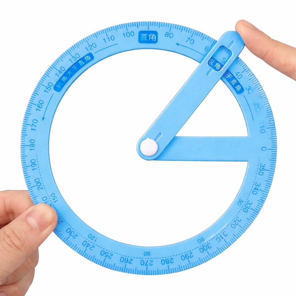 Multi Angle Measuring Protractor Ruler 360 Degree Rotating Tool