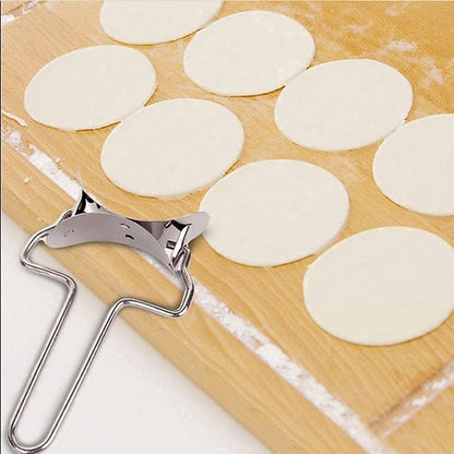Stainless Steel Dumpling Maker & Round Dough Skin Cutter