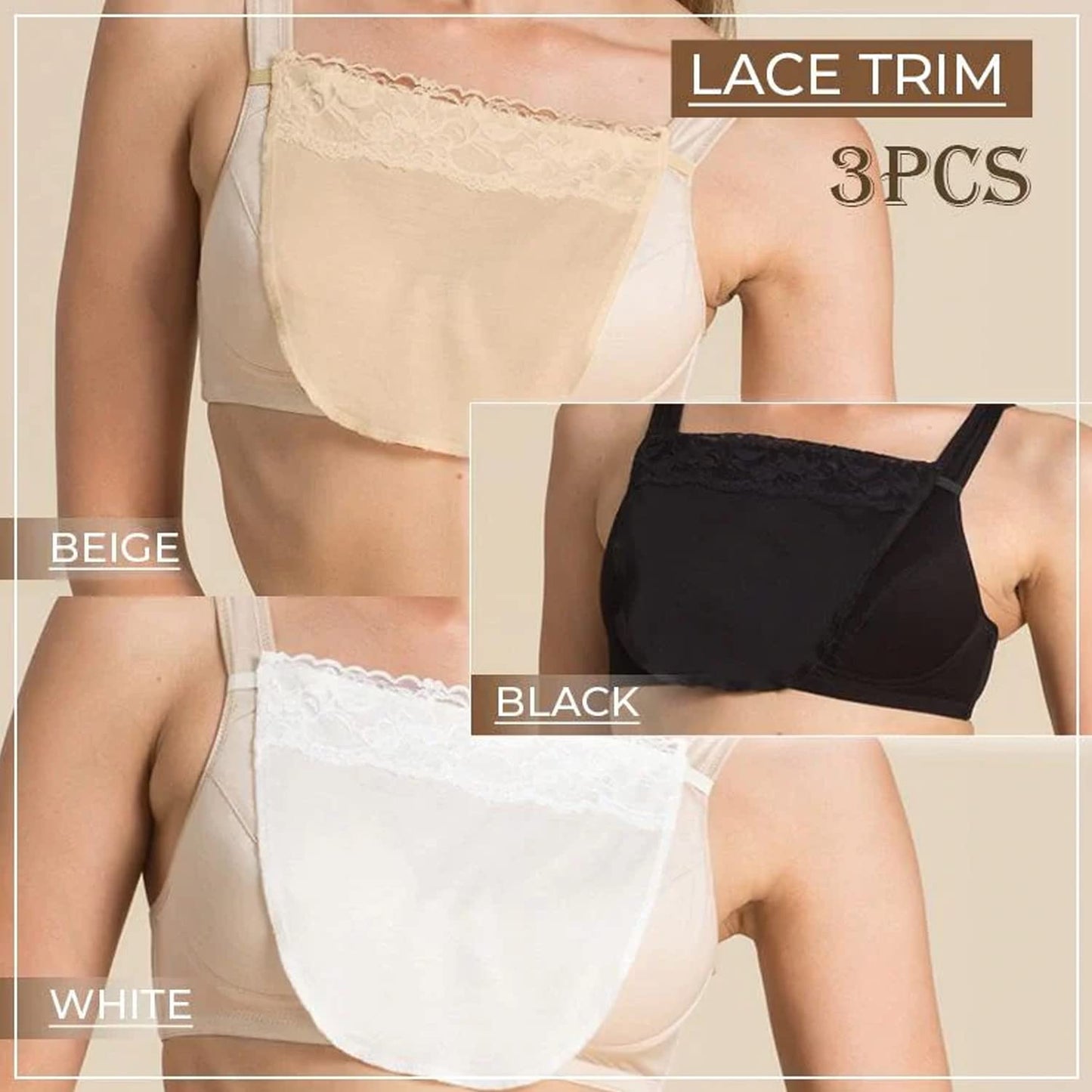 Cami Secret Women’s Clip-On Camisole Set of 3