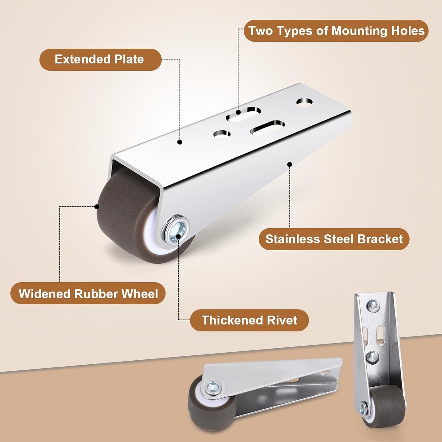 Heavy Duty Rigid Caster Wheels