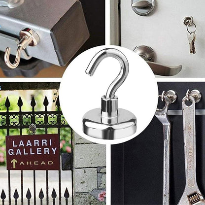 Heavy Duty Magnetic Hook for Kitchen, Fridge, Garage & Office