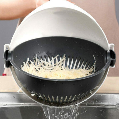 9 in 1 Vegetable Cutter with Drain Basket