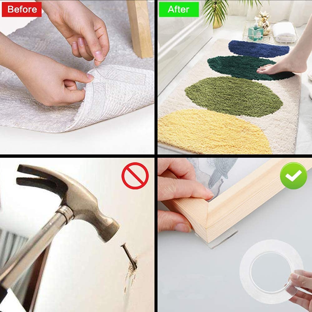 Reusable Nano Gel Double-Sided Tape