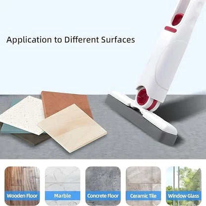 QuickMop™ – 2-in-1 Mop | Self-Squeezing Roller | Lightweight & Space-Saving
