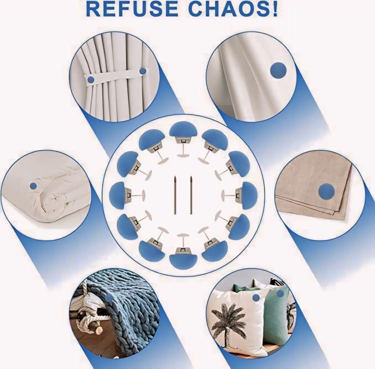 Anti-Slip Comforter Holder Clips for Duvet Covers