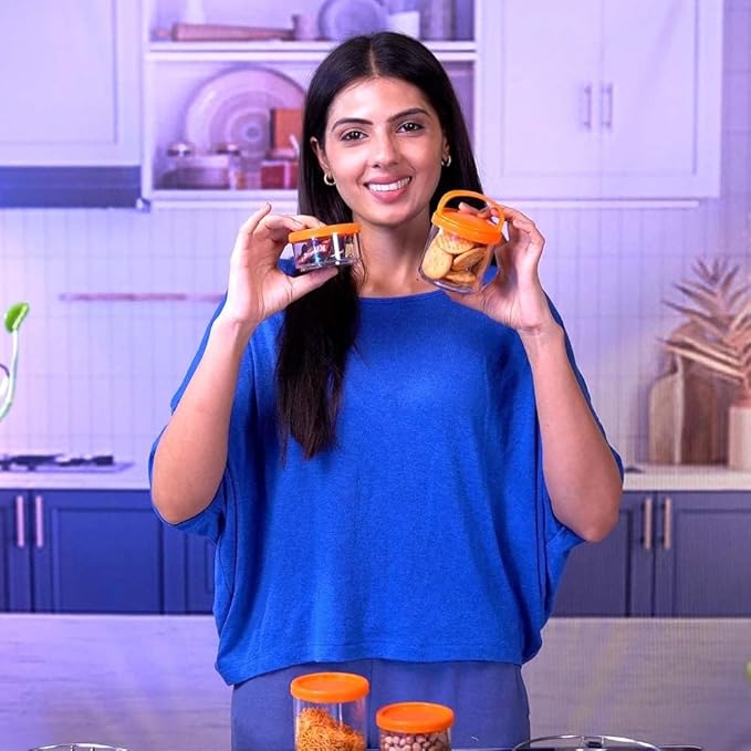Stackable Airtight Storage Jars