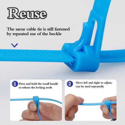 Premium Nylon Cable Wire Ties (🔥50Pcs/Set)