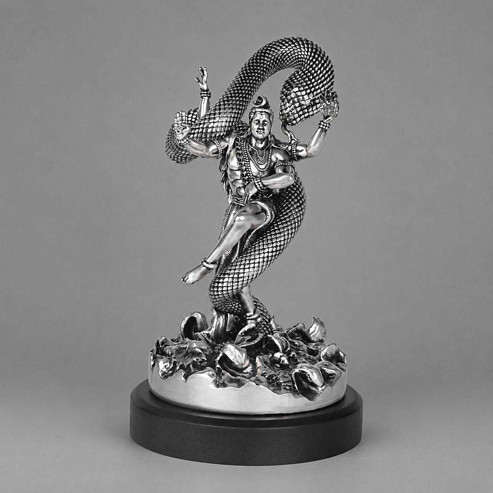 Mystical Shiva Silver Plated