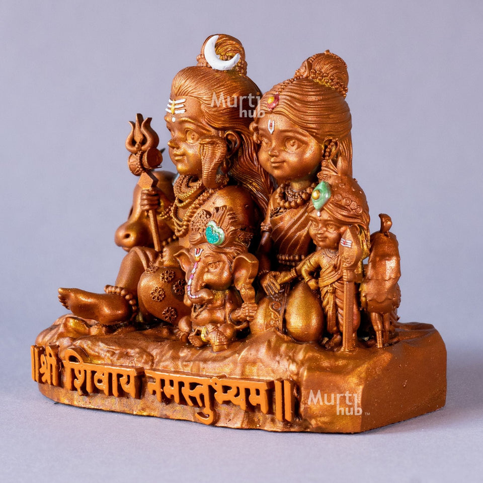 Shiv Parivar — Divine Harmony | Shiva, Parvati, Ganesha, Kartikeya & Nandi | Car Dashboard