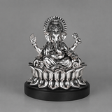 Ganpati Bappa (Lotus Ganesha) Silver Plated