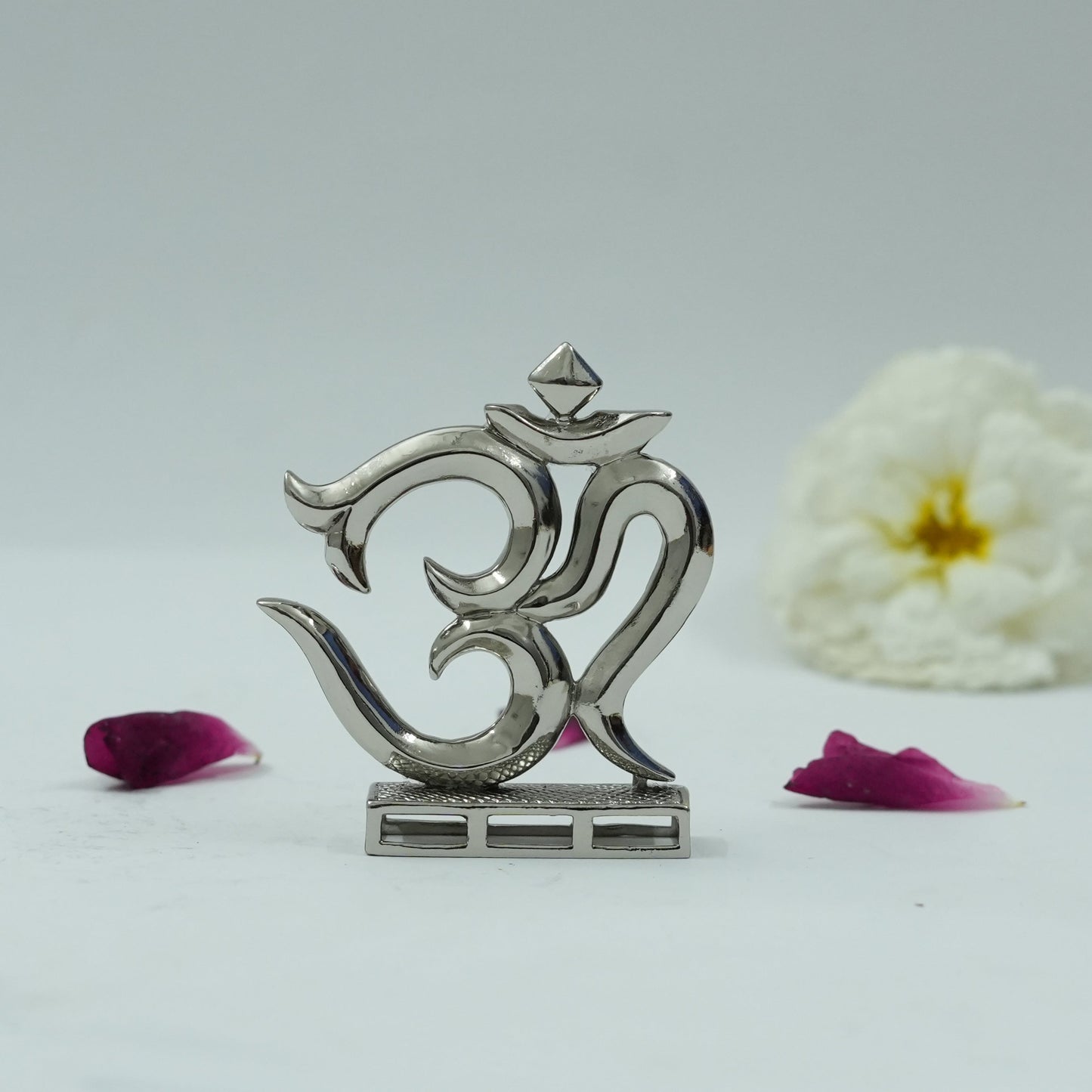 Divine Om Symbol Brass Idol | Sacred Aum Murti for Home, Office & Meditation (Energized)
