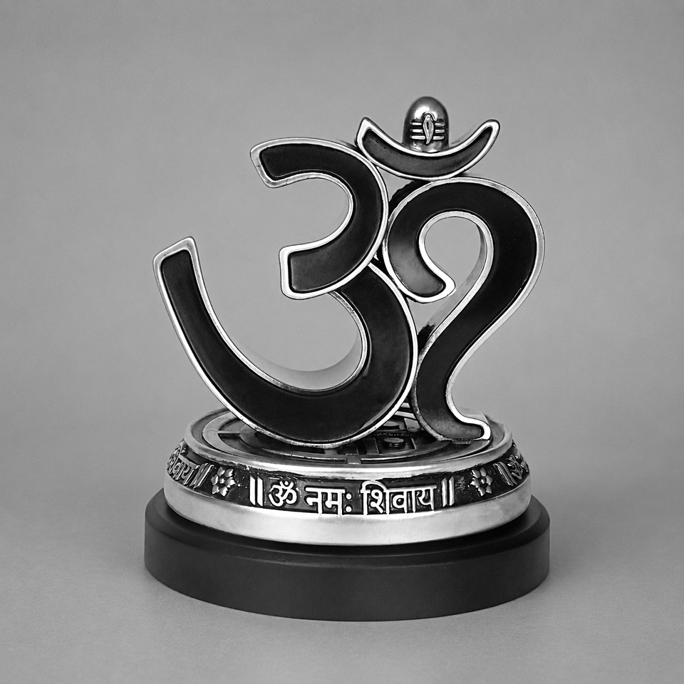 Om idol Silver Plated
