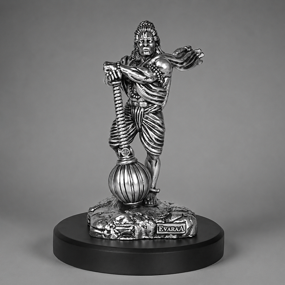 Bahubali Hanuman 2.0 Silver Plated