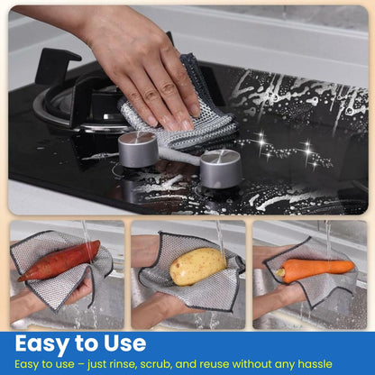 Multipurpose Wire Dishwashing Cleaning Rag