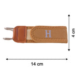 Adjustable Buckleless Elastic Waist Belt Hooks For Jeans And Trousers (2 Pc Set)