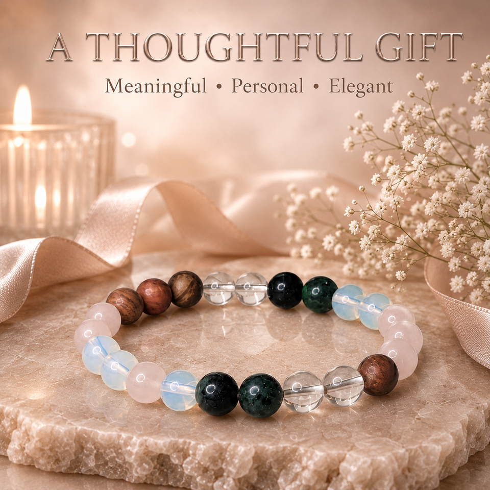 Ruling Number 6 | Crystal Bracelet | Numerology Bracelet - 8mm