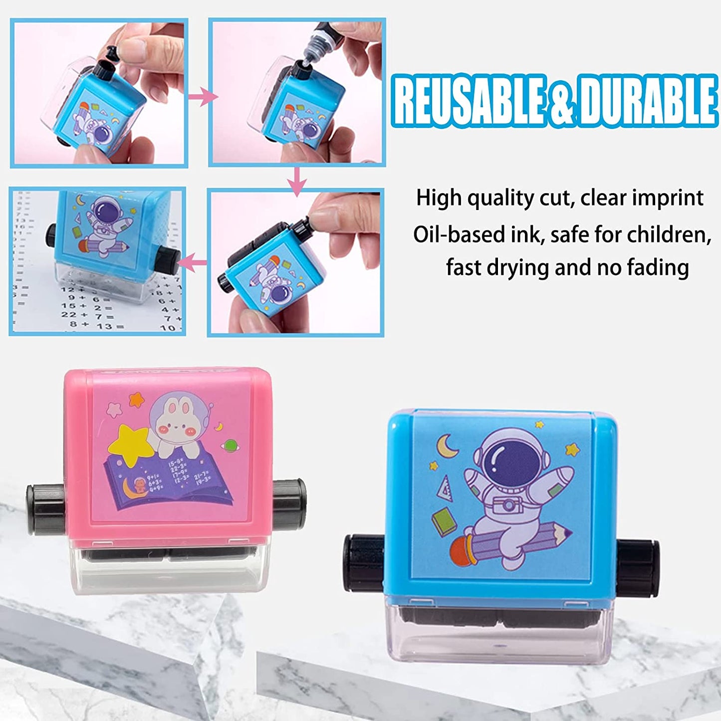 Maths Stamp Roller for Kids