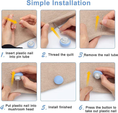 Anti-Slip Comforter Holder Clips for Duvet Covers