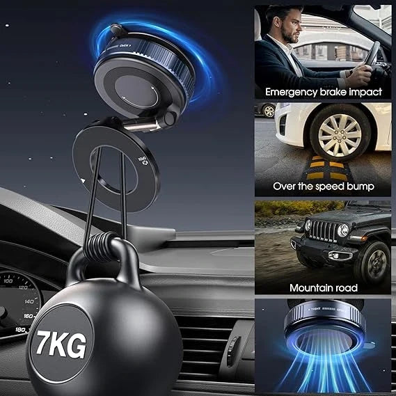 HoldEase™ – Ultra-Strong Magnetic Base | Hands-Free Viewing | Works with All Phones