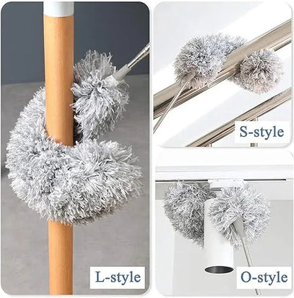 SwiftClean™ – Extendable Mop | 360° Spin Head | The Effortless Cleaning Wand