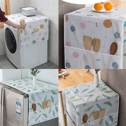 Waterproof Double Door Fridge Top Cover