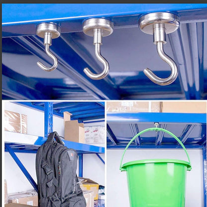 Heavy Duty Magnetic Hook for Kitchen, Fridge, Garage & Office