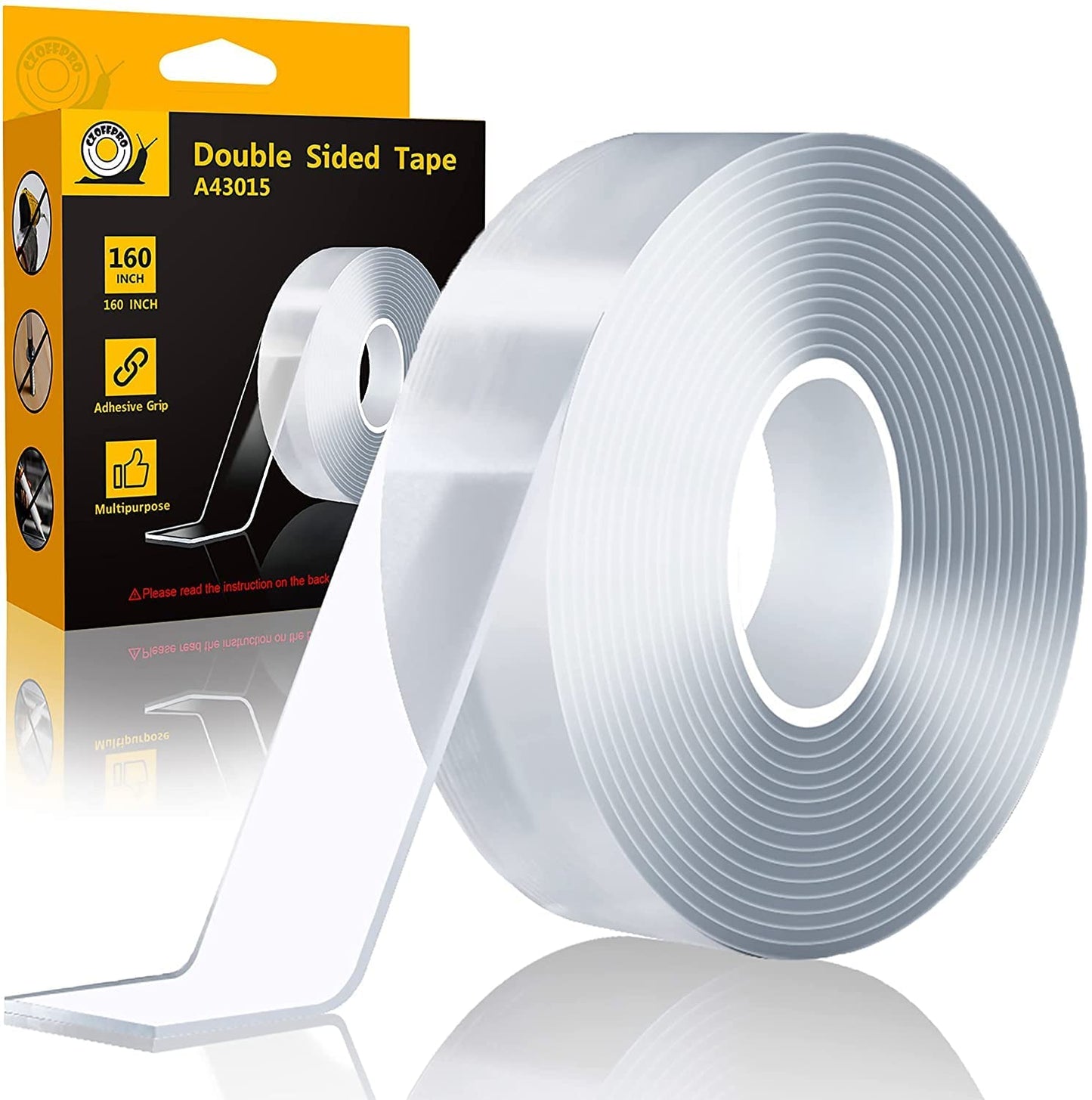 Reusable Nano Gel Double-Sided Tape