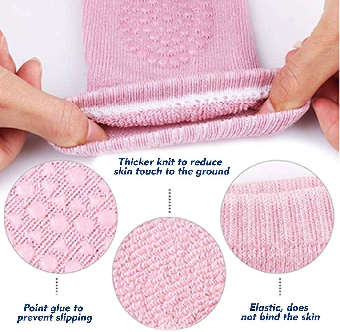 Baby Knee & Elbow Pads – Anti-Slip Crawling Protectors, Soft & Breathable Leg Warmers