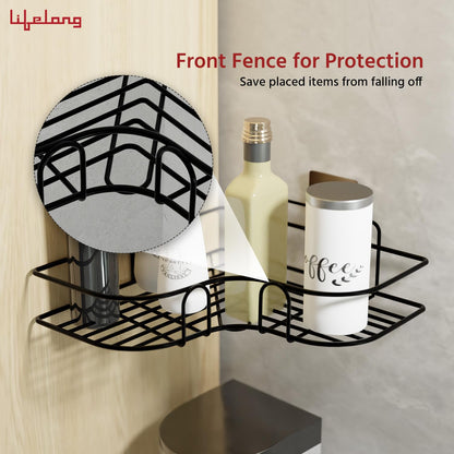 Self-Adhesive Bathroom Corner Shelf for Wall