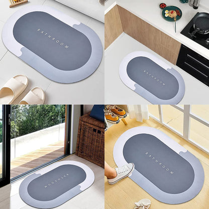 Quick Dry Super Absorbent Anti-Skid Bath Mat