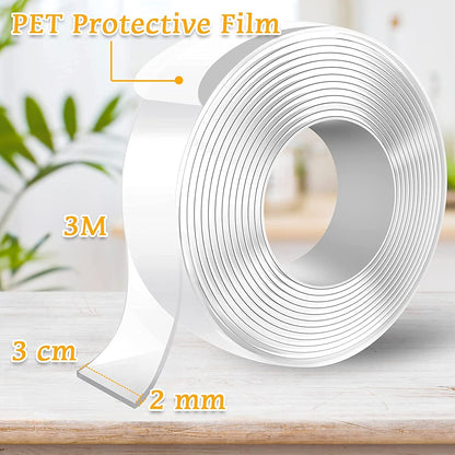 Reusable Nano Gel Double-Sided Tape