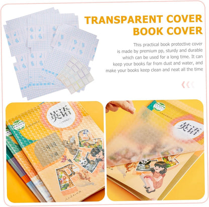 Self-Adhesive Transparent Book Cover Roll for Books, Notebooks & Files
