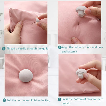 Anti-Slip Comforter Holder Clips for Duvet Covers
