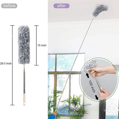 SwiftClean™ – Extendable Mop | 360° Spin Head | The Effortless Cleaning Wand