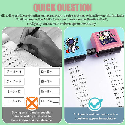 Maths Stamp Roller for Kids