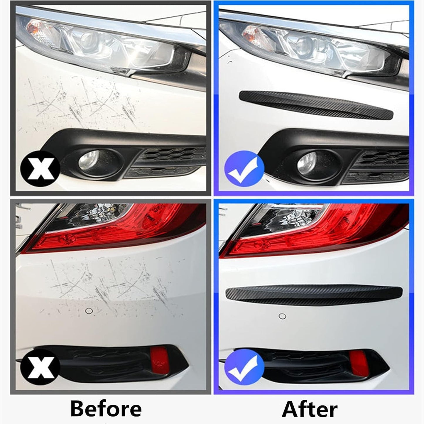 Anti-Collision Bumper Guard for Car Protection (Black Only)